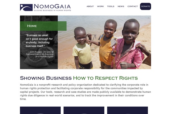 nomogaia.org site used Nomogaia