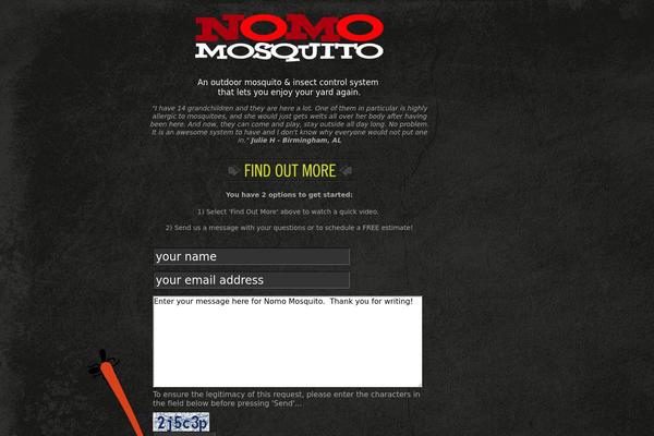 nomomosquito.com site used Nomomosquito