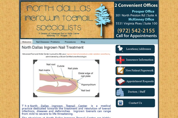 nomoreingrown.com site used Podifive