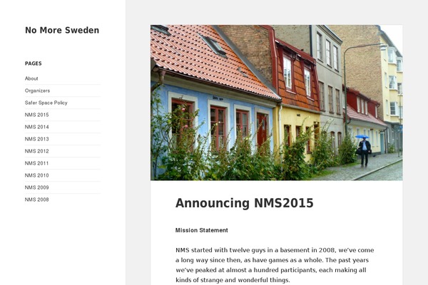 nomoresweden.com site used Twentyfifteen_nms