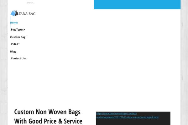 WordPress website example screenshot