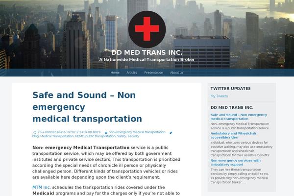 WordPress website example screenshot