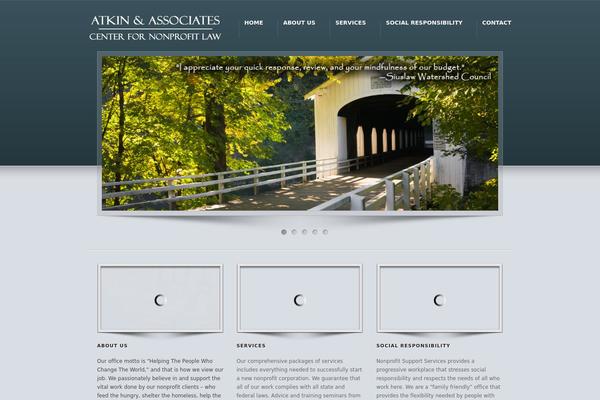 Karma theme site design template sample