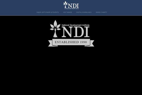 nonprofitconferences.org site used Ndi