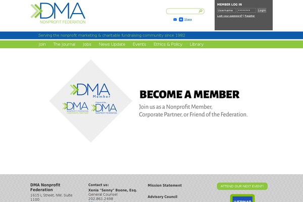 nonprofitfederation.org site used Dma2014