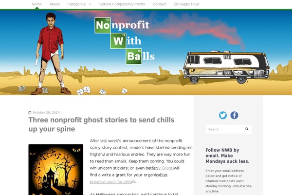 nonprofitwithballs.com site used Naf