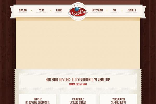 Retro theme site design template sample