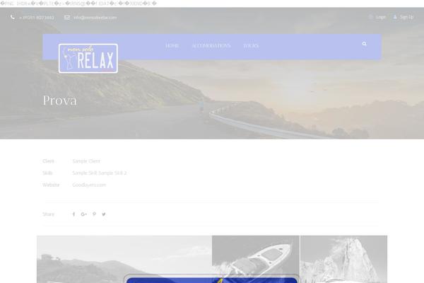 TravelTour theme site design template sample