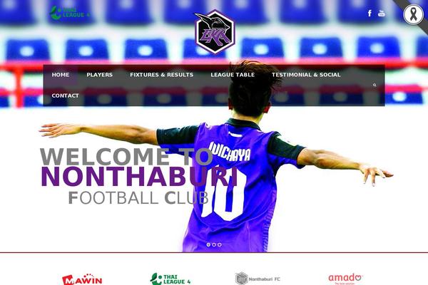 nonthaburifc.com site used 2559-soccer