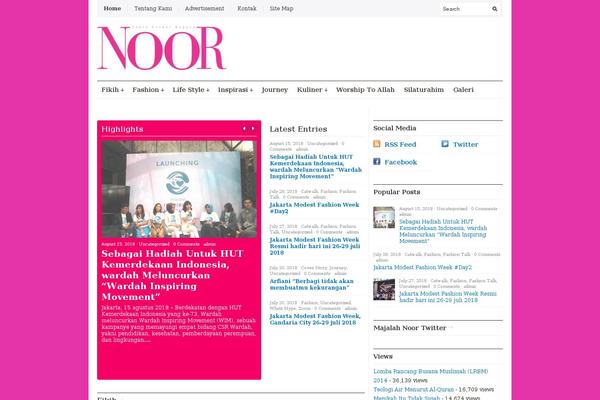 noor-magazine.com site used Unspoken