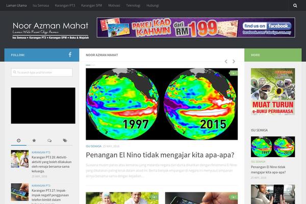 WordPress website example screenshot