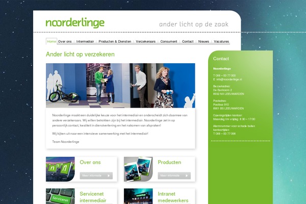 WordPress website example screenshot