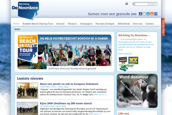 noordzee.nl site used Denoordzee