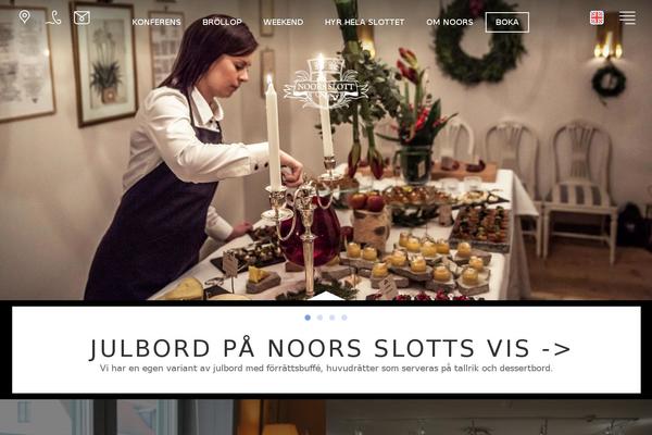 noorsslott.se site used Noorstheme