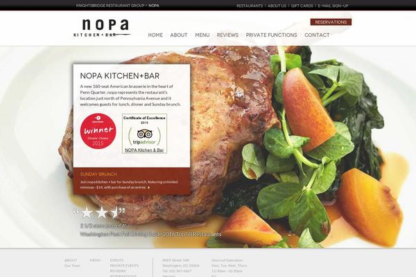 nopadc.com site used Sparkrestaurant