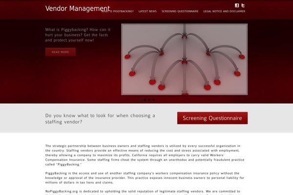 WordPress website example screenshot