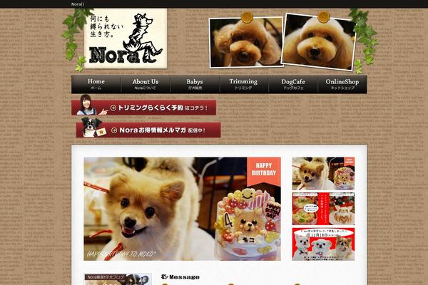 nora-cafe.com site used Nora