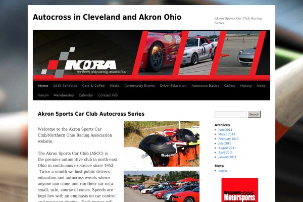 noraracing.net site used Nora