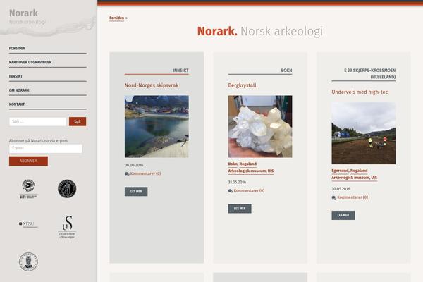 norark.no site used Norark-theme