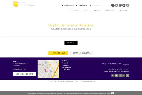 Digital theme site design template sample