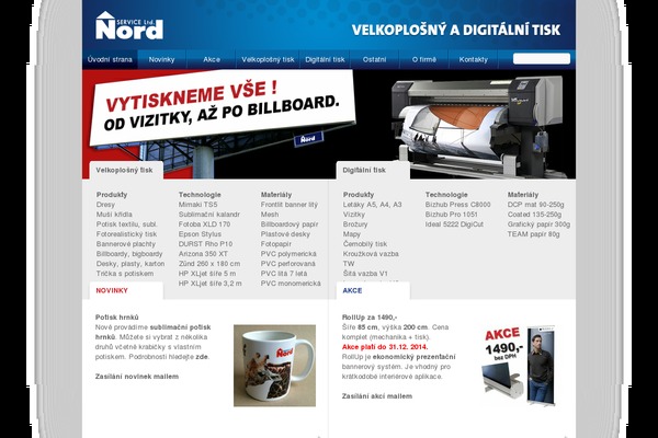 nord-service.cz site used Nord