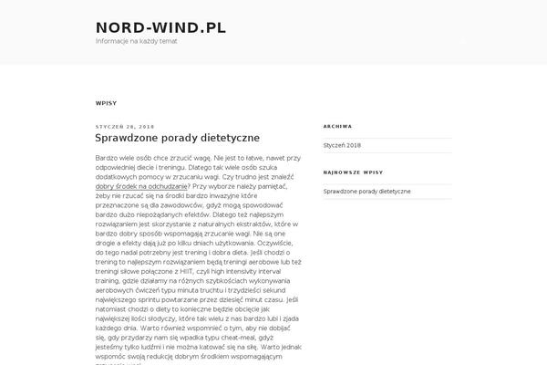 nord-wind.pl site used WoodBerry