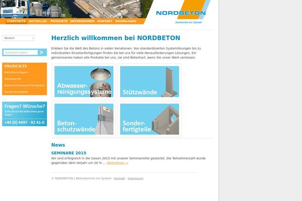 nordbeton.com site used Nordbeton