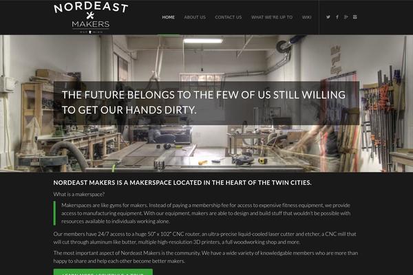 Enfold theme site design template sample