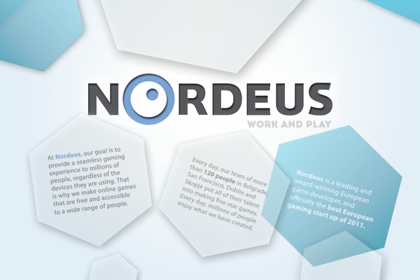 nordeus.com site used Nordeus