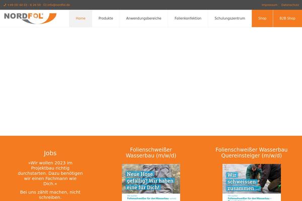 WordPress website example screenshot