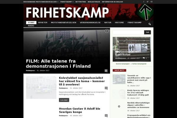 nordfront.net site used Frihetskamp-child-newsmag