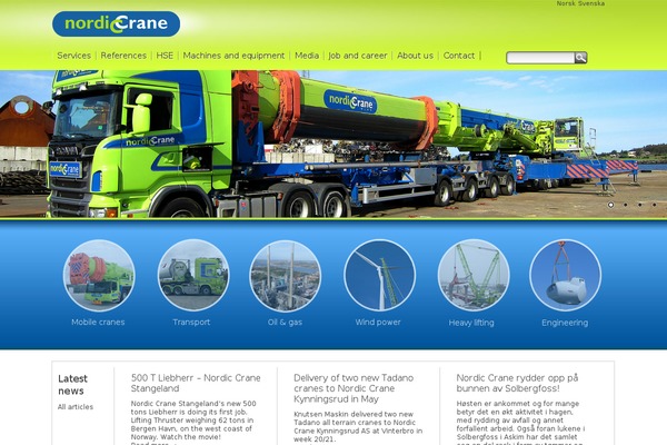 nordiccranegroup theme websites examples