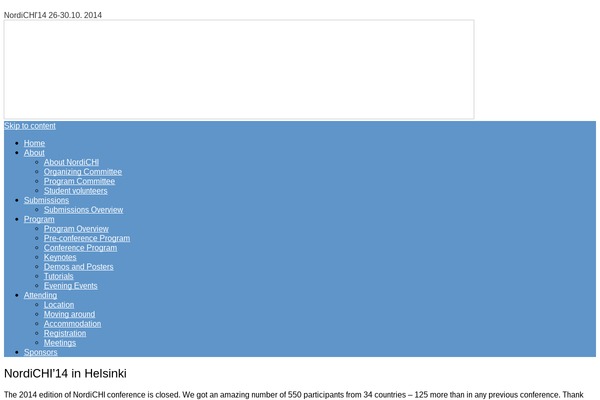 WordPress website example screenshot