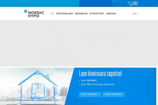 Nordic theme site design template sample