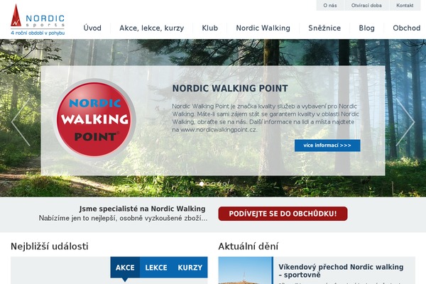 nordicsports.cz site used Nordic