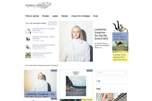 FlyingNews theme site design template sample