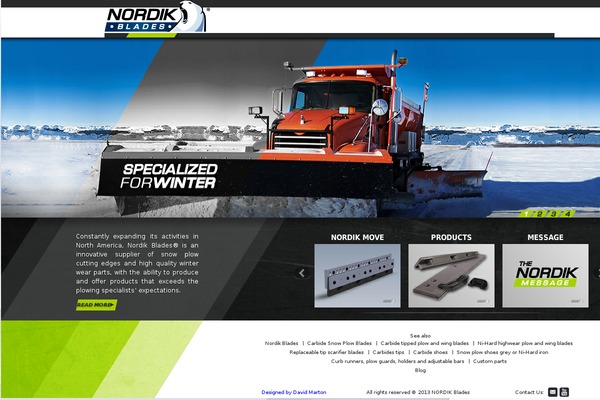 nordikblades.com site used Nordik
