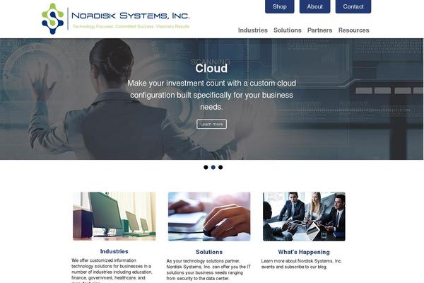 nordisksystems.com site used Nordisk