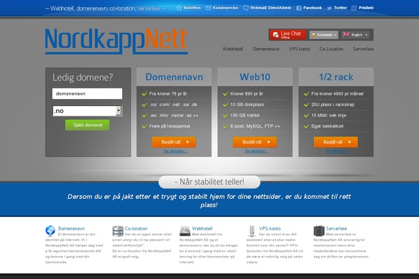 nordkapp.net site used Nordkappnett