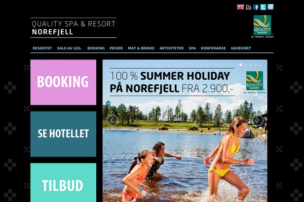 norefjellsparesort.no site used Norefjell-theme