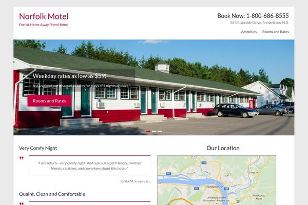 norfolkmotel.ca site used Spacious