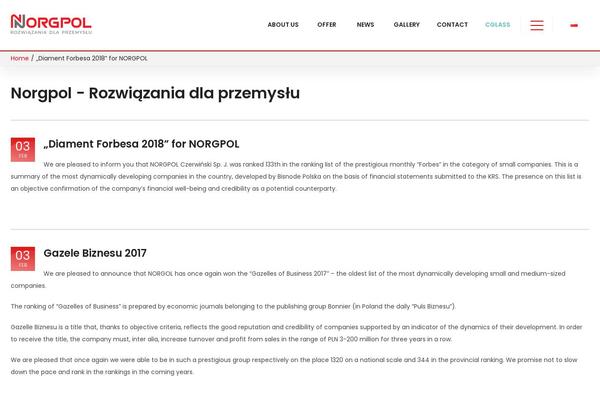 norgpol.pl site used Shopkit