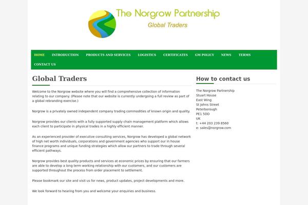 norgrow.com site used Dedicated