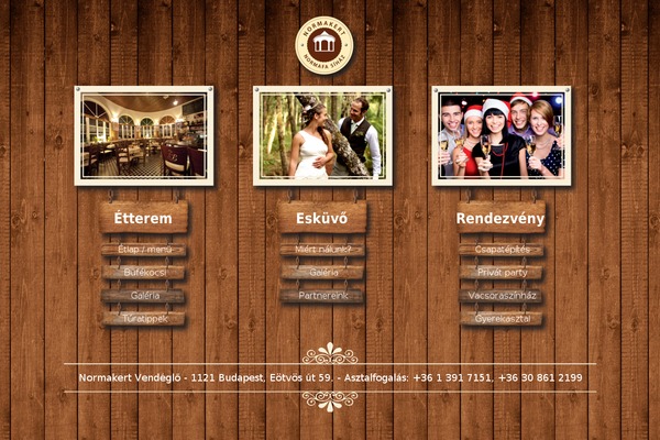 normakert.hu site used Normakert_theme