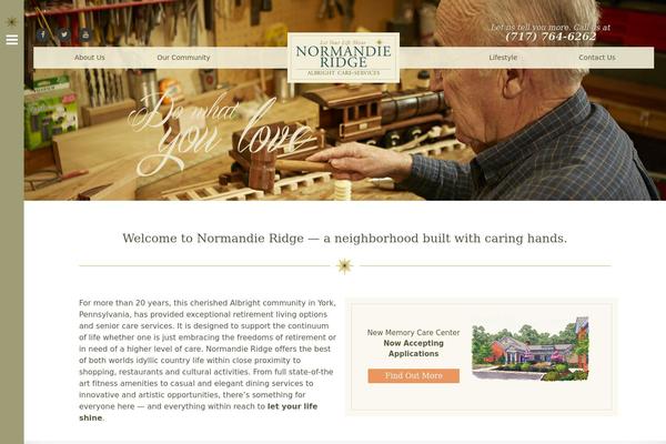 normandieridge.org site used Albright-communities