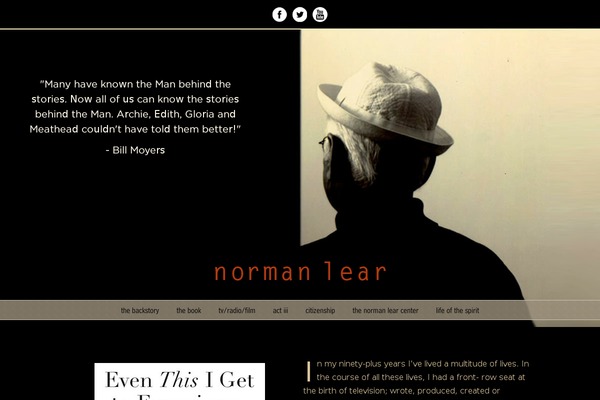 normanlear.com site used Normanlear