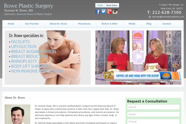 normanrowemd.com site used Rowerplastic