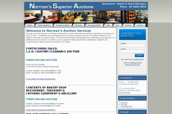 normansauctions.com site used Normansauctions1a