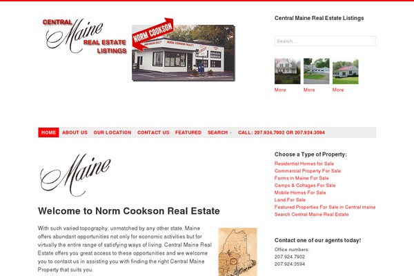 normcookson.com site used Debut