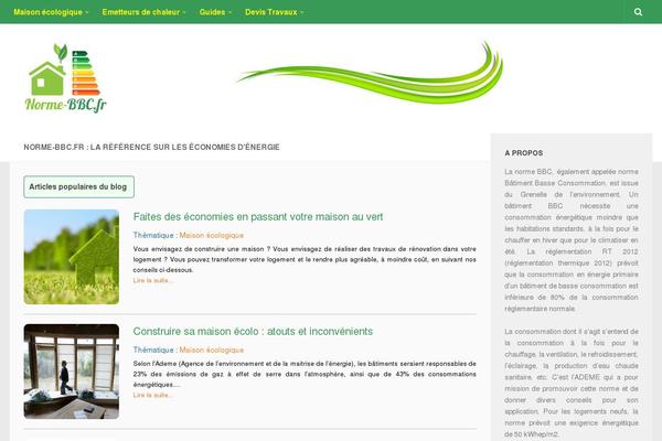 norme-bbc.fr site used Normes-bbc
